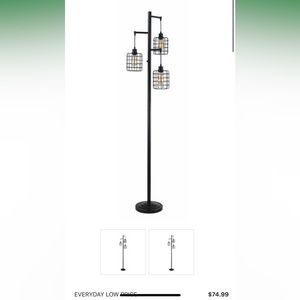Industrial floor lamp